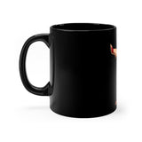 Pin-up Girl On Black Coffee mug