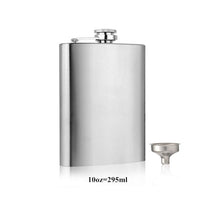Stainless Steel Pocket Hip Flask with Funnel and Screw Cap | For Alcohol, Whiskey