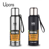 UPORS Large Capacity Stainless Steel Thermos Portable Vacuum Flask Insulated Tumbler with Rope Thermo Bottle 500/700/1000/1500ml
