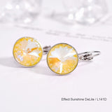 Crystals Dangle Earrings Effect: Sunshine DeLite / L141D