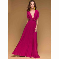 The sexy long wrap dress for your parties