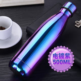 Double-Wall Insulated Vacuum Flask Stainless Steel Water Bottle BPA Free Thermos for Sport Water Bottles